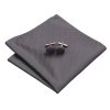 170(3) kravatovy set sedy 100 hedvabi