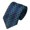 Pánská kravata - tmavě modrá se vzorem