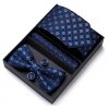 modry kravatovy set kapesnicek kravata motylek manzety