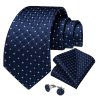 modra kravata modry kravatovy set kapesnicek manzety 2