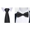 cerna kravata cerny motylek kravatovy set elegantni 02