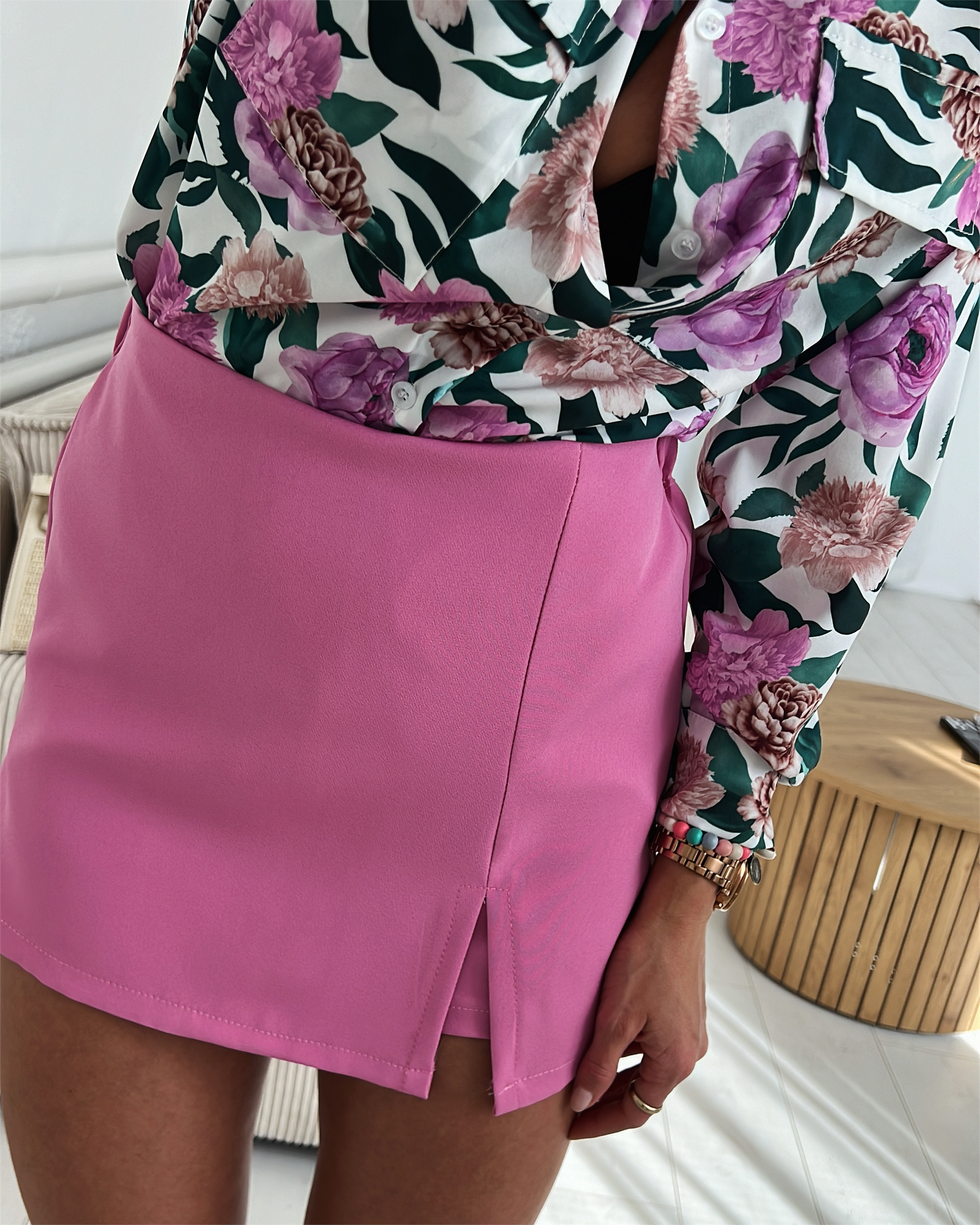 Růžová sukně/šortky Maui