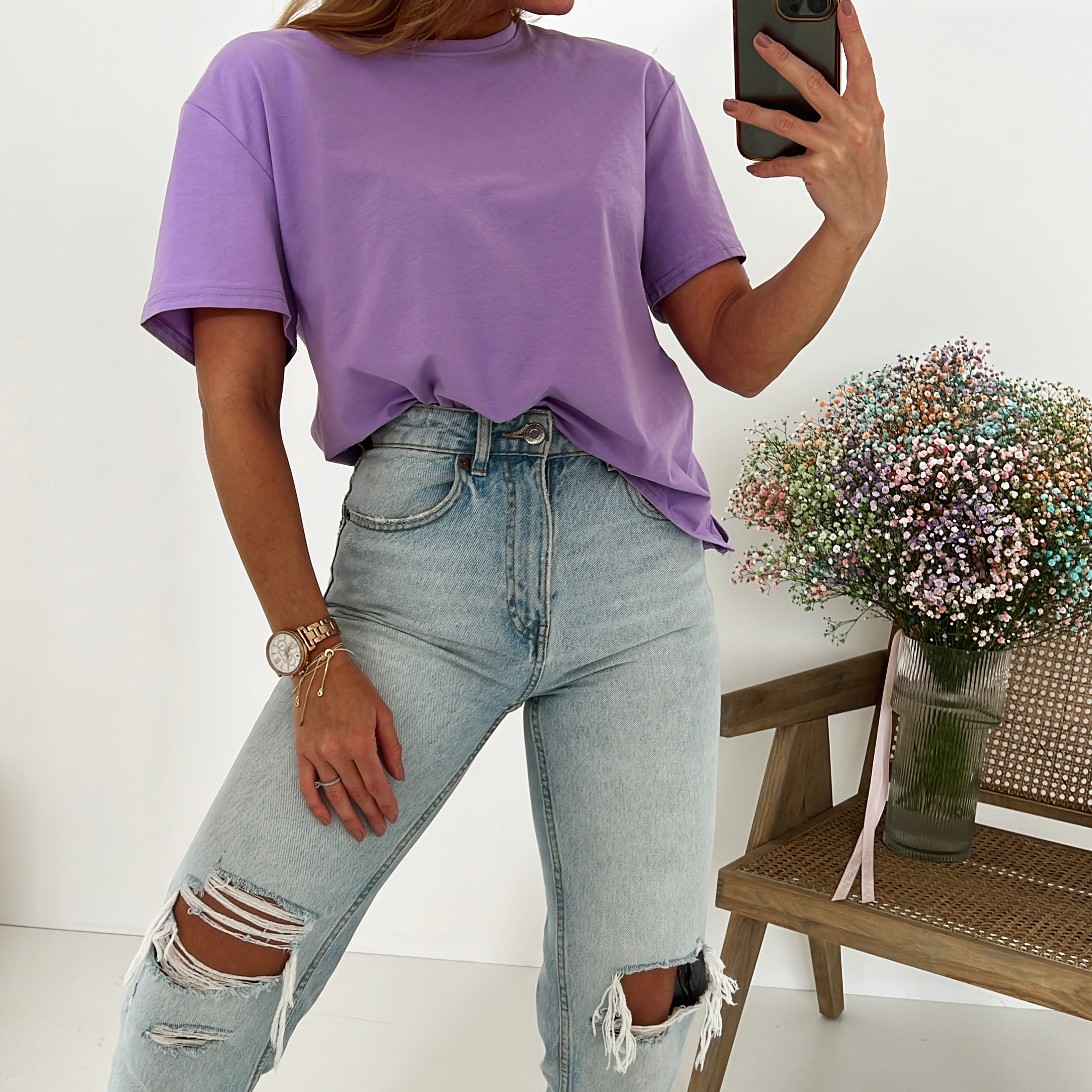Basic tričko Isere Barva: fialová