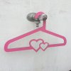 ramínko dvě srdce růžová 3