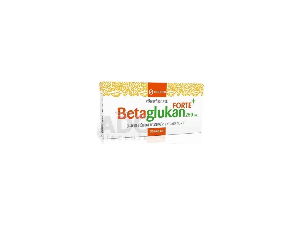 SENIMED Betaglukan 250 mg FORTE + - 1x30 ks