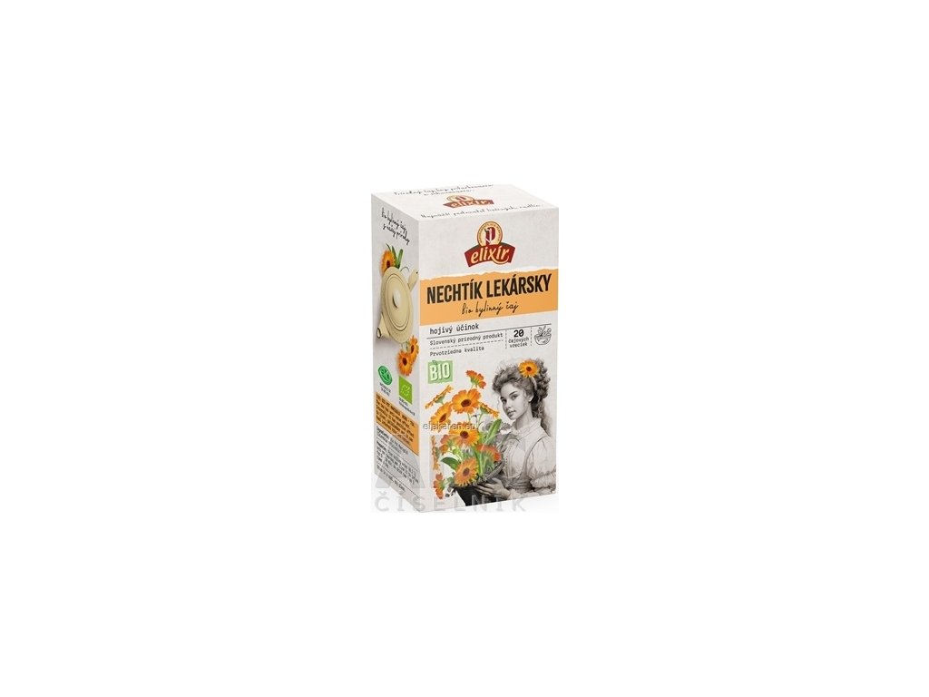 AGROKARPATY BIO Nechtík lekársky - bylinný čaj, prírodný produkt, 20x2 g (40 g)