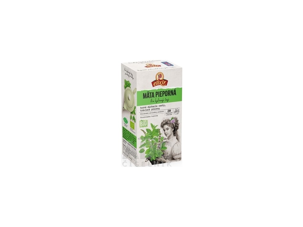 AGROKARPATY BIO Mäta pieporná - bylinný čaj, čistý prír. produkt 20x2 g (40 g)