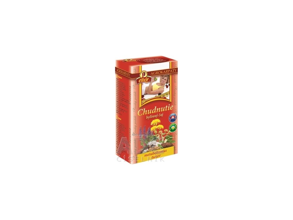 AGROKARPATY CHUDNUTIE - bylinný čaj, čistý prírodný produkt, 20x2 g (40 g)