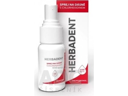 HERBADENT Profesional SPREJ NA ĎASNÁ - 1x25 ml