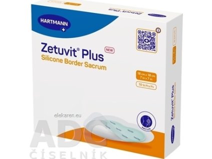 Zetuvit Plus Silicone Border Sacrum - 1x10 ks
