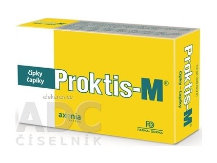 PROKTIS-M rektálne čapíky - 1x10 ks