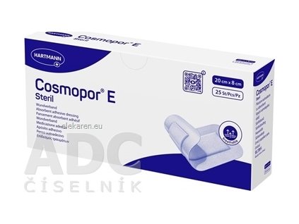 COSMOPOR E STERIL 20X8CM 25KS