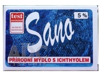 SANO - mydlo s ichtamolom 5% - 1x100 g