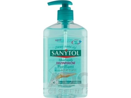SANYTOL Tekuté mydlo DEZINFEKČNÉ Purifiant - 1x250 ml
