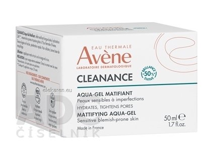 AVENE CLEANANCE Zmatňujúci AQUA-GÉL - 1x50 ml