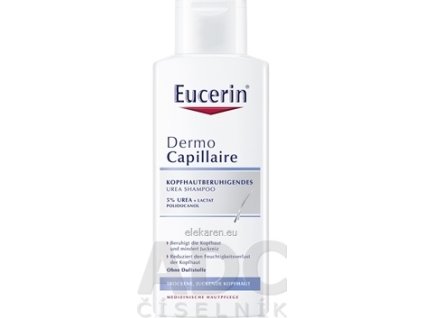 Eucerin DermoCapillaire 5% Urea šampón - 1x250 ml