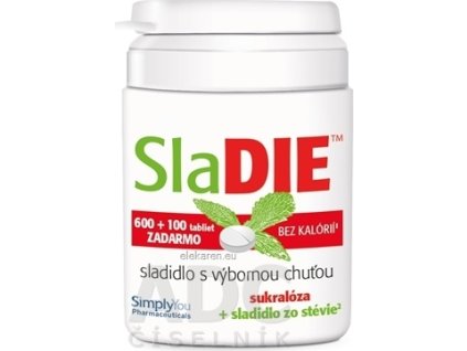 SlaDIE sladidlo - tbl 600+100 zadarmo (700 ks)