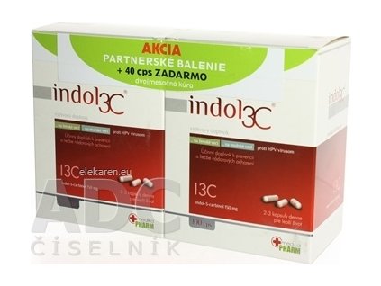INDOL3C AKCIA - cps partnerské balenie, dvojmesačná kúra, 2x120 (240 ks)