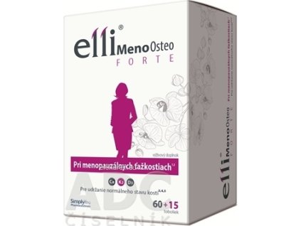 Elli MenoOsteo FORTE - cps 60+15 zadarmo (75 ks)