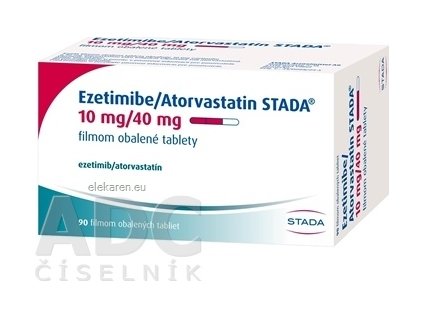 Ezetimibe/Atorvastatin STADA 10 mg/40 mg - 1x90 ks
