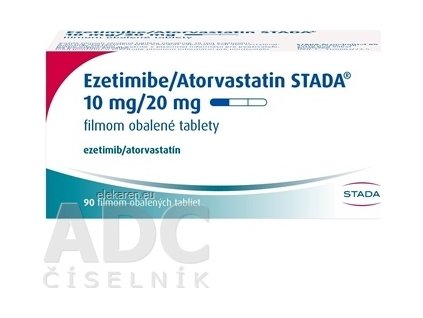Ezetimibe/Atorvastatin STADA 10 mg/20 mg - 1x90 ks