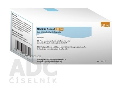 Nilotinib Accord 200 mg - 1x120 ks