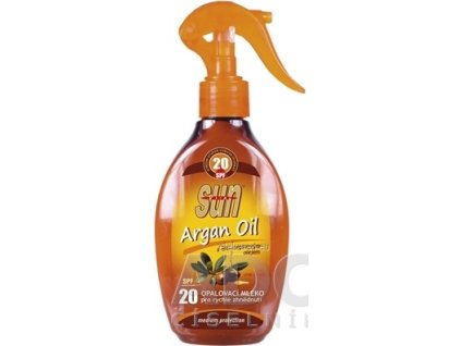 SUN ARGAN OIL opaľovacie MLIEKO SPF 20 - 1x200 ml
