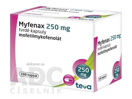 Myfenax 250 mg tvrdé kapsuly - 1x100 ks