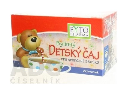 FYTO DETSKÝ ČAJ PRE SPOKOJNÉ BRUŠKO - bylinný 20x1 g (20 g)