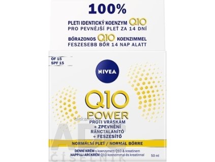 NIVEA Spevňujúci denný krém Q10 POWER  SPF15 - 1x50 ml