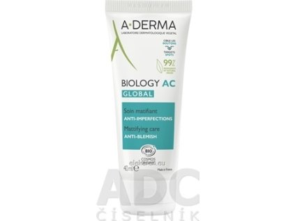 A-DERMA BIOLOGY AC GLOBAL Zmatňujúca starostlivosť - 1x40 ml