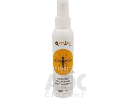 Pet2Me BIOZIP Sprej proti komárom - 1x100 ml