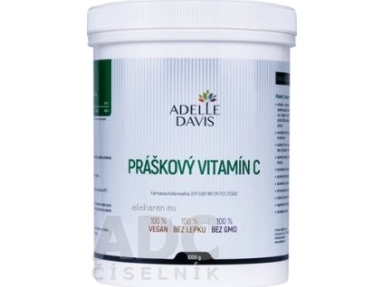 Adelle Davis Práškový VITAMÍN C - 1x1000 g