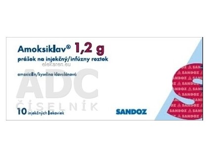 Amoksiklav 1,2 g - 1x10 lag