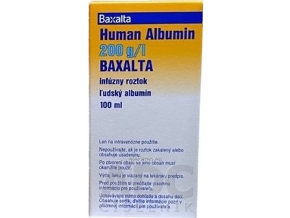 Human Albumin 200 g/l BAXALTA - 1x100 ml