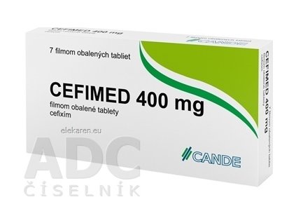 CEFIMED 400 MG TBL FLM 7 KS