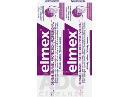 ELMEX DENTAL ENAMEL PROTECTION ZUBNÁ PASTA DUOPACK - 2x75 ml