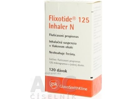 Flixotide 125 Inhaler N - sus inh 125 µg (nád.tlak.Al) 1x120 dávok