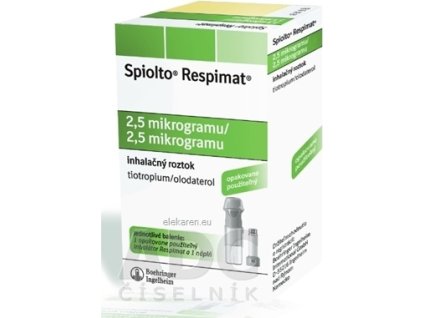 Spiolto Respimat 2,5 /2,5 mikrogramov - 1x1 set