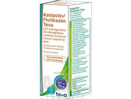Azelastín/Flutikazón Teva 137 µg/50 µg - 1x23 g