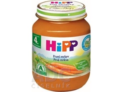 HiPP Príkrm Prvá mrkva - 1x125 g