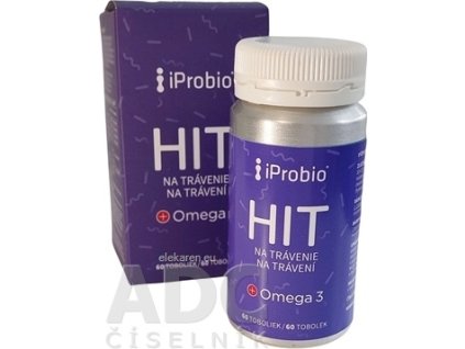IPROBIO HIT NA TRAVENIE+OMEGA3 60CP