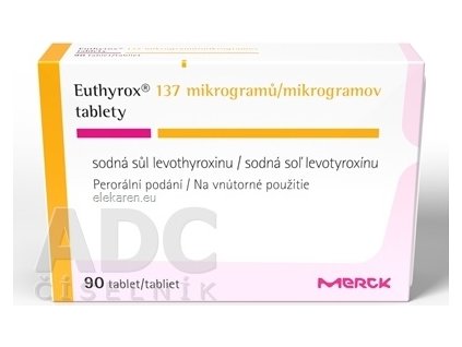 Euthyrox 137 mikrogramov - 1x90 ks