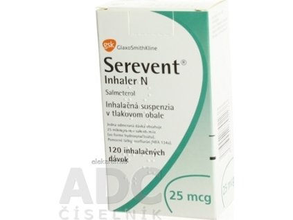 Serevent Inhaler N - sus inh (inh.plast.) 1x120 dávok