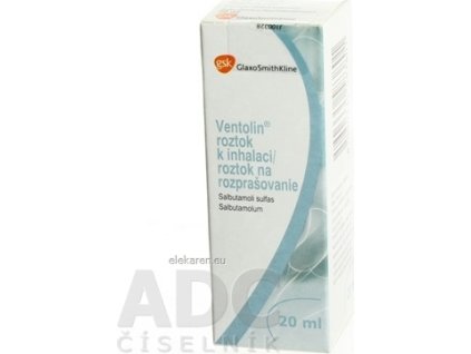 VENTOLIN SOL NEB 1X20ML/100MG