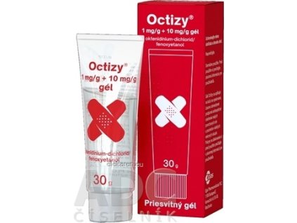 Octizy 1 mg/g + 10 mg/g gél - 1x30 g