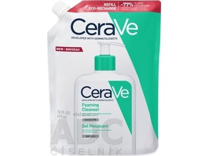 CeraVe ČISTIACI PENIVÝ GÉL REFILL PACK - 1x473 ml