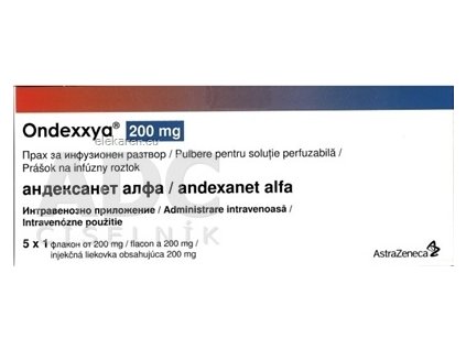 Ondexxya 200 mg - 1x5 lag