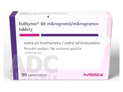 Euthyrox 88 mikrogramov - 1x90 ks