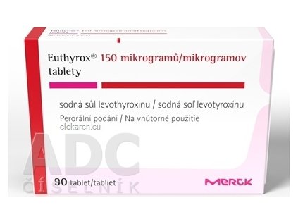 Euthyrox 150 mikrogramov - 1x90 ks